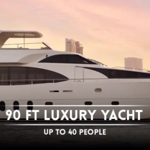 Dubai-Top-90 Ft Luxury Yacht – Up To 40 People
